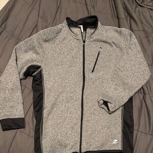 Energy Zone Heather Gray and Black Jacket